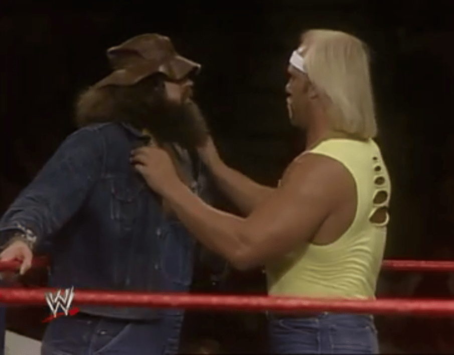 Hillybilly Jim was plucked from the crowd and trained by Hulk Hogan