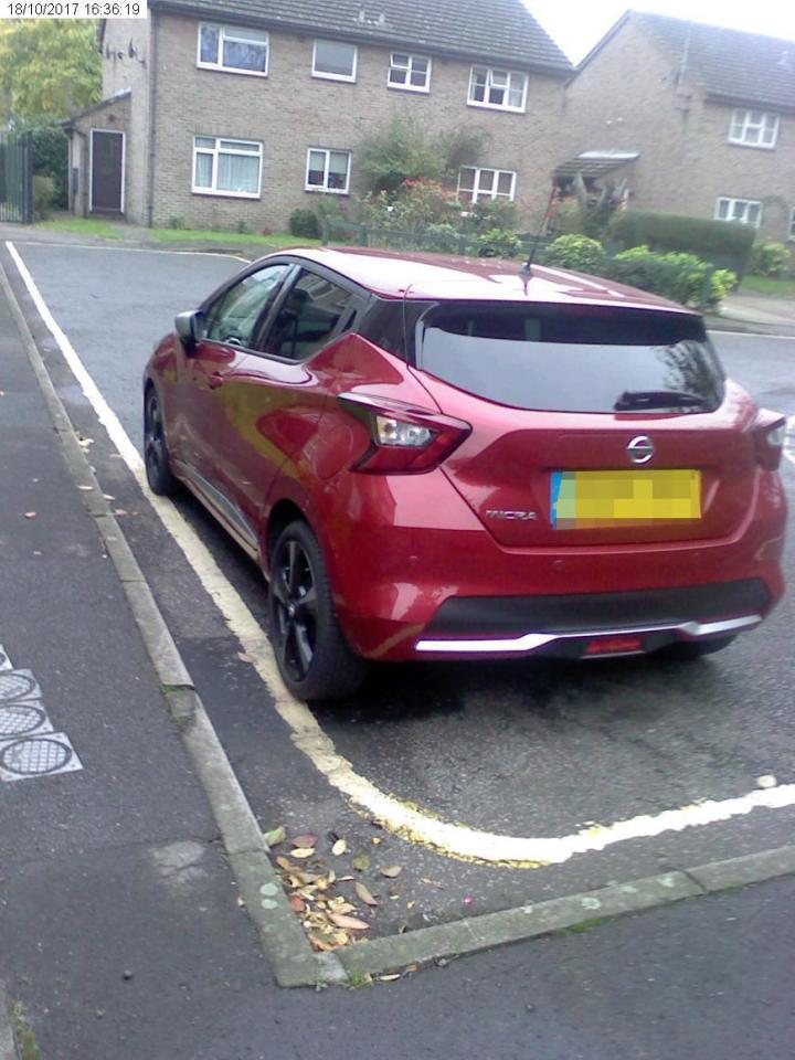  The Micra was parked in a cul-de-sac out of the way while driver went to his flat to retrieve the keys