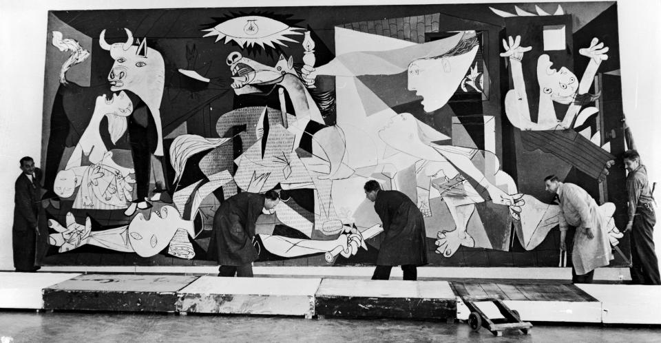  The painting was created shortly after Picasso's famous masterwork Guernica