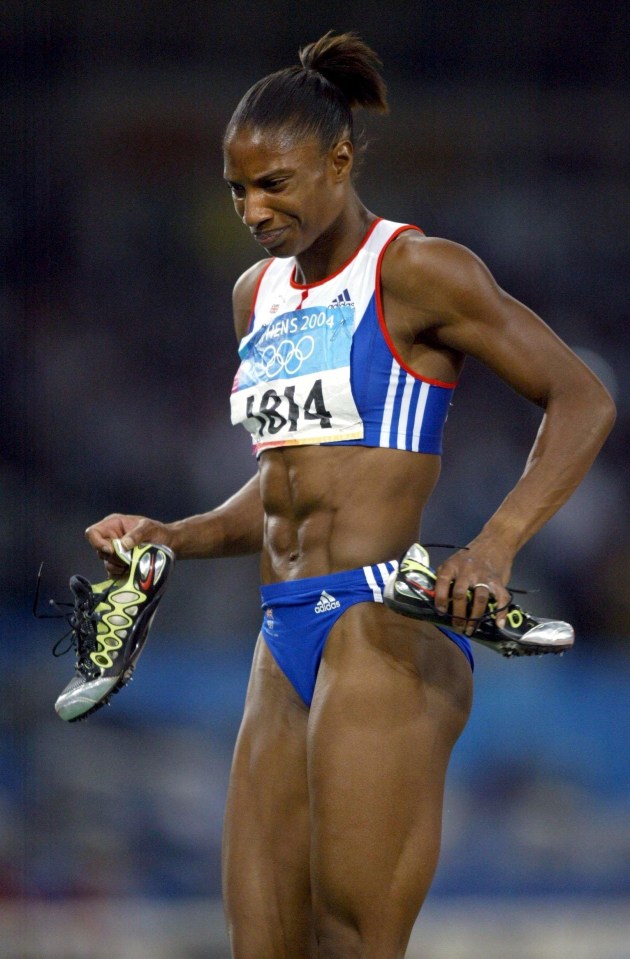 She was forced to pull out of the 2004 Olympics through injury