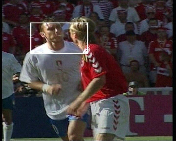  Francesco Totti spat at Christian Poulsen at Euro 2004