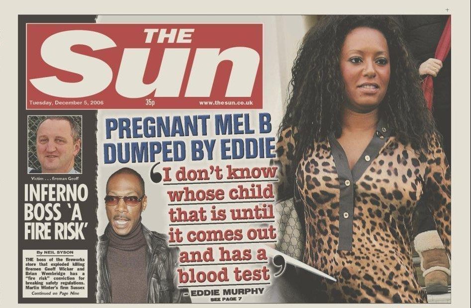  When Mel fell pregnant with Eddie's baby, he demanded a DNA test