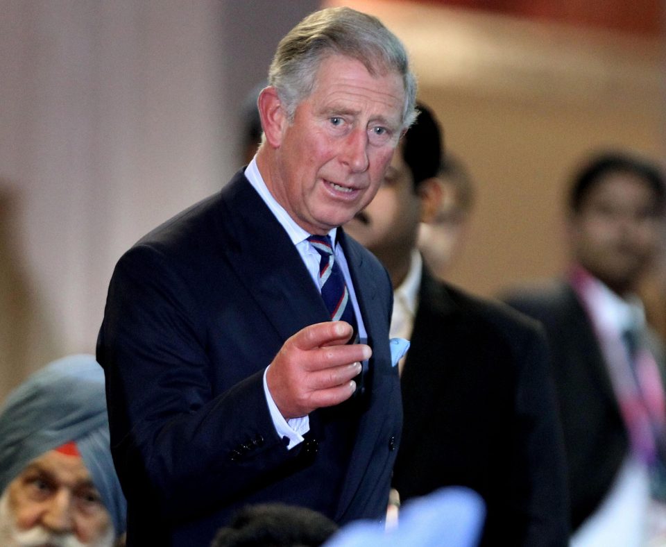  But Prince Charles, seen here taking his seat for the 2010 Commonwealth Games opening ceremony in Delhi, will read her Majesty's message out on the Gold Coast