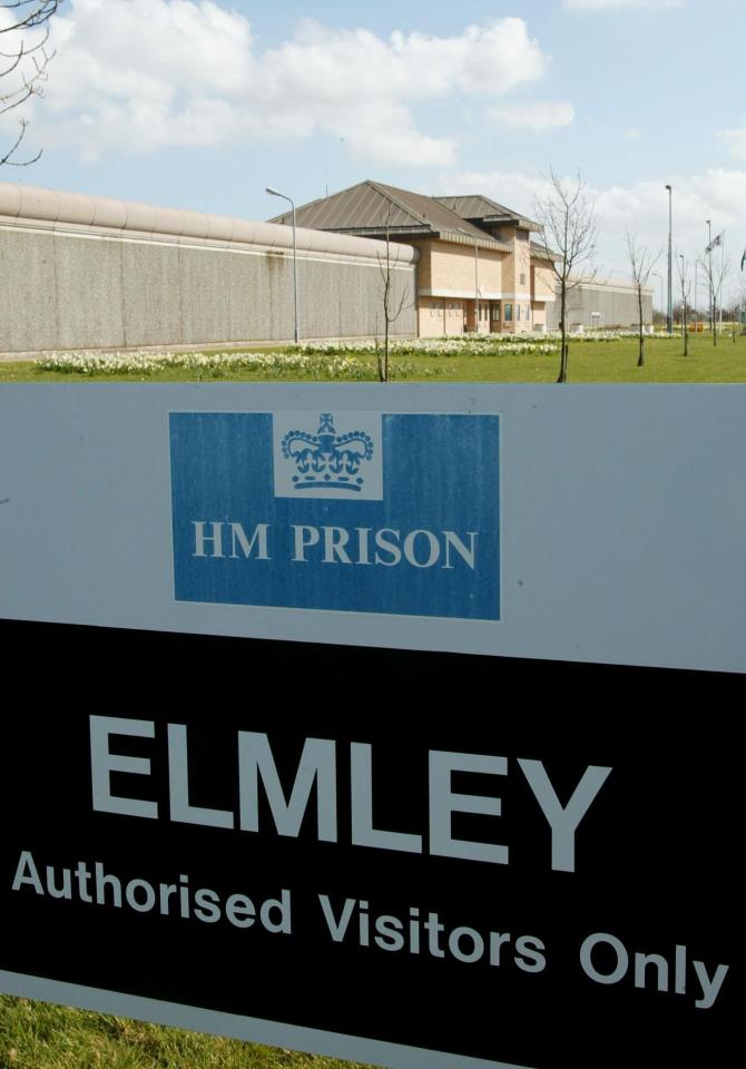  Golding is serving an 18-week sentence in HMP Elmley