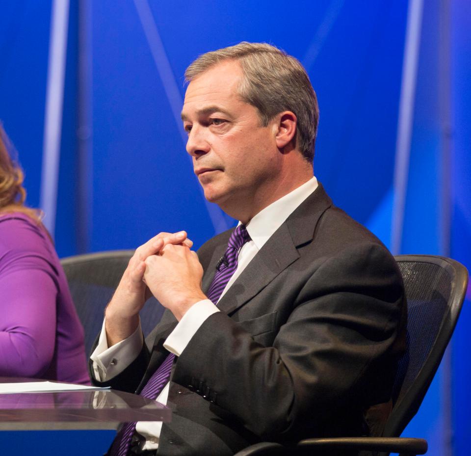  Nigel Farage is a regualar on the hit BBC politics show