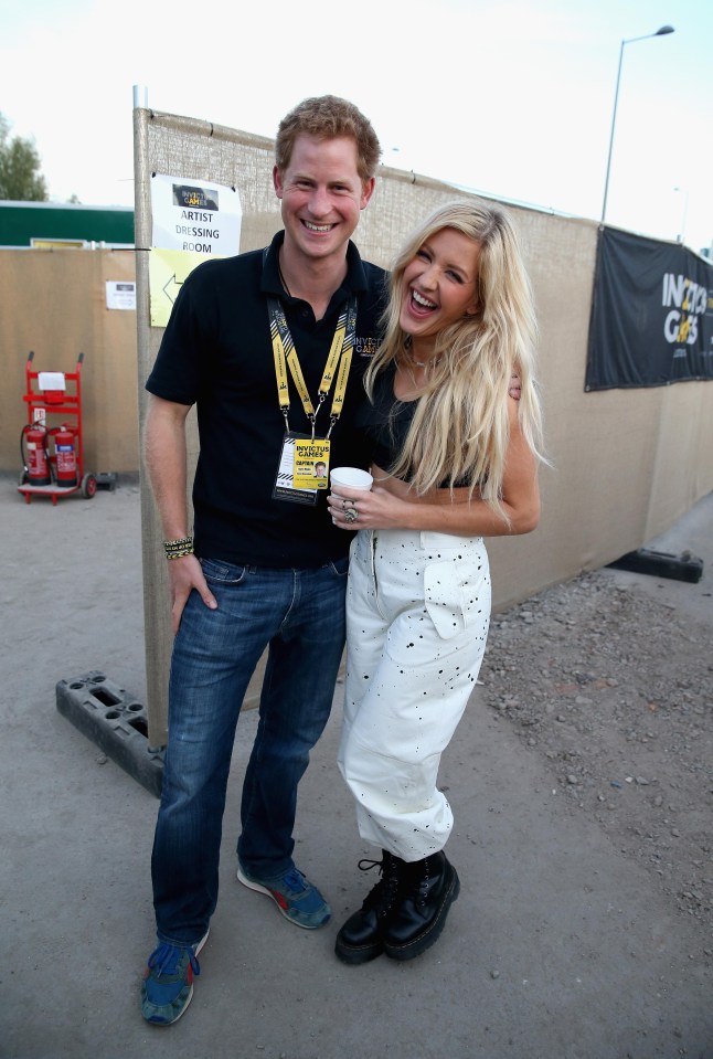 The Love Me Like You Do singer with the royal at the Invictus Games Closing Ceremony in 2014