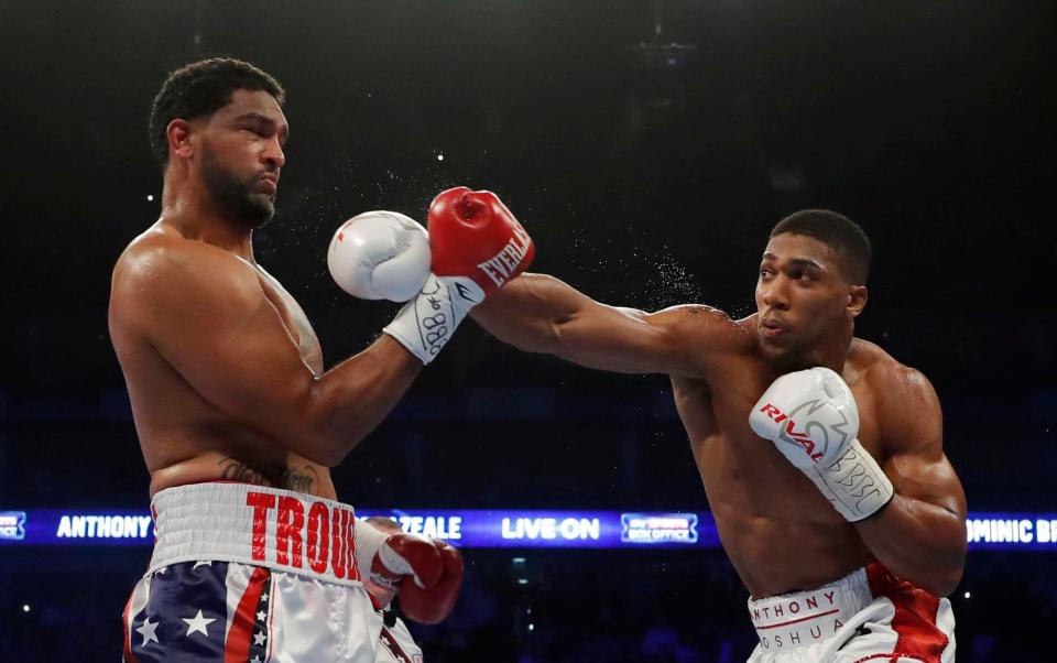  Joshua faced Breazeale at the O2 in June 2016