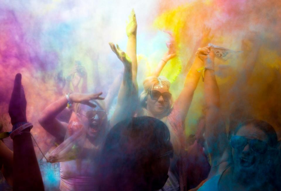  Holi is celebrated worldwide by throwing colours on each other