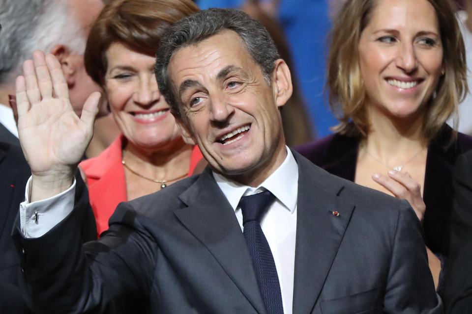  Nicolas Sarkozy, former French president, pictured in Nice, France ahead of the 2017 presidential elections