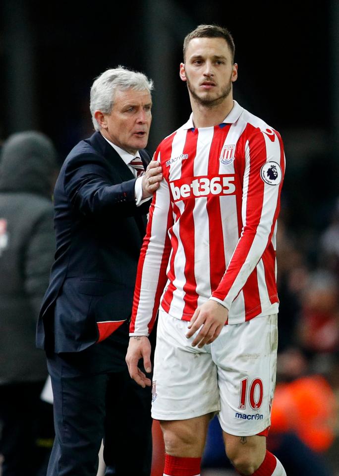  Mark Hughes tamed Marko Arnautovic and turned a tidy profit on the forward