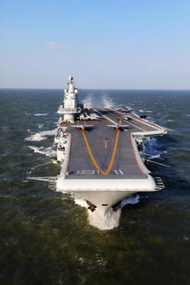  China's first aircraft carrier Liaoning which was launched in 2016 and is expected to enter service in 2020... more are being built