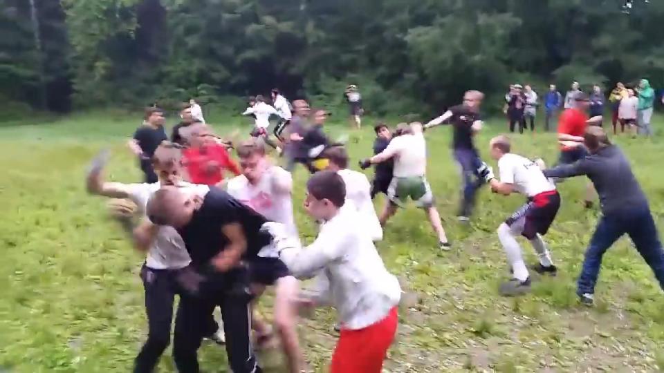  The forest fights are a proving ground for wannabe hooligans