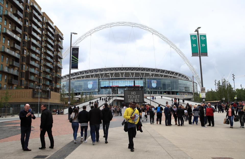  Famous pedestrian Wembley bridge is set to be demolished