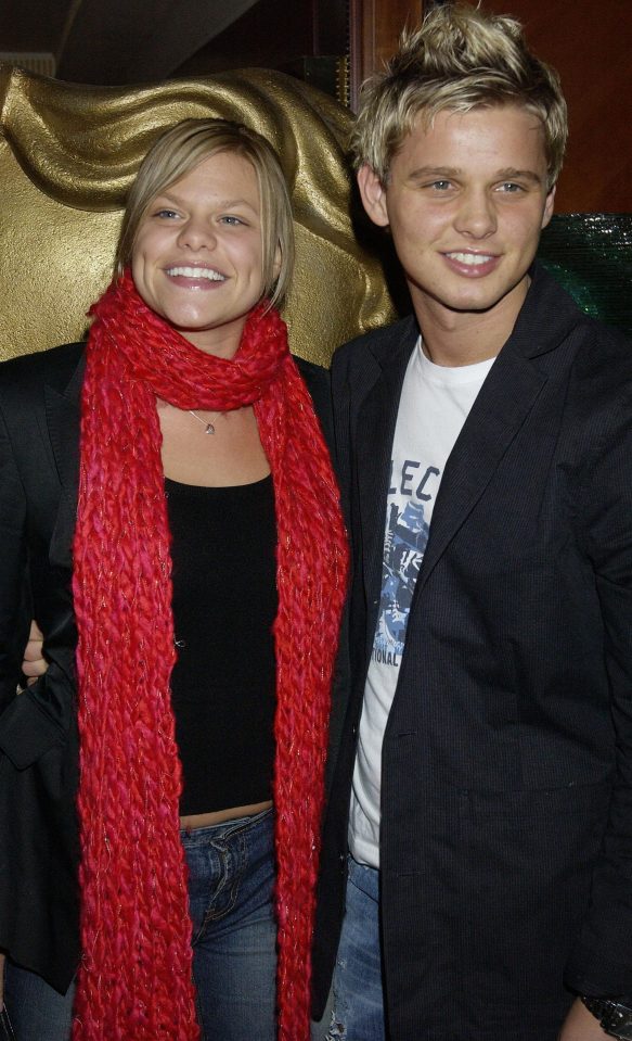  Jeff with Jade Goody in 2002 prior to their split