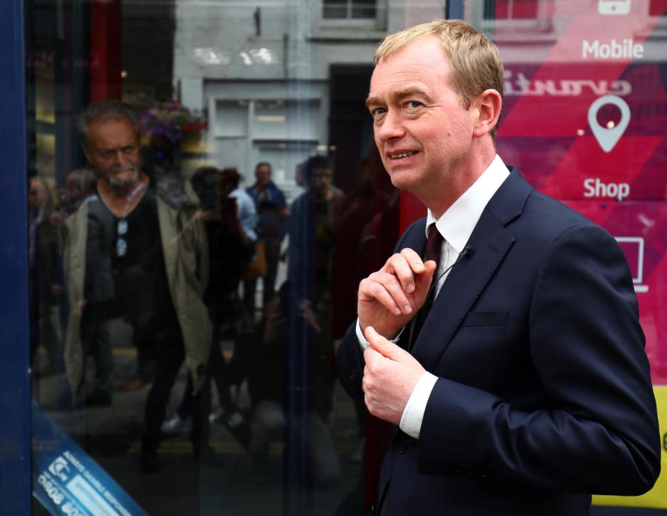  Tim Farron's Liberal Democrats spent £412,000 on Facebook and £203,000 on Google for their 2017 election campaign