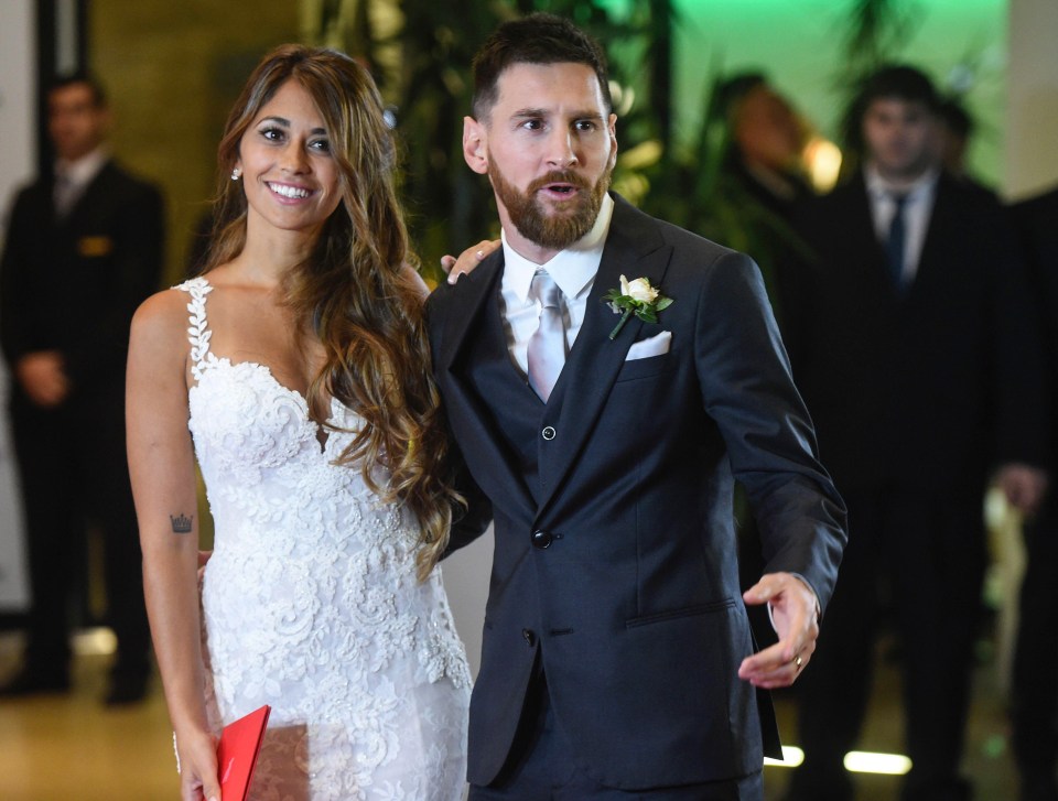 Antonella Roccuzzo and Lionel Messi were married in Argentina last year