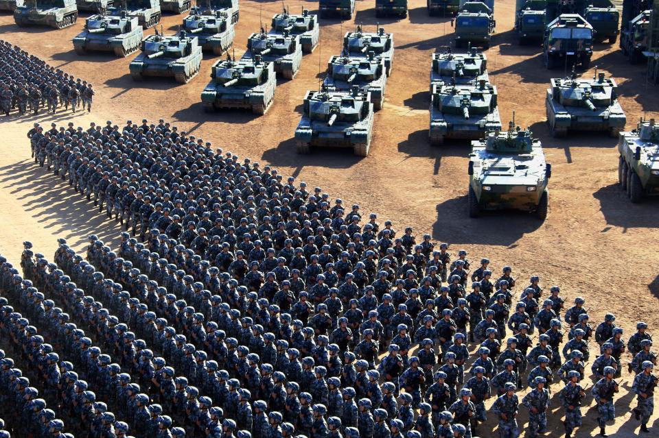  The Chinese government is ploughing the money it makes into its military