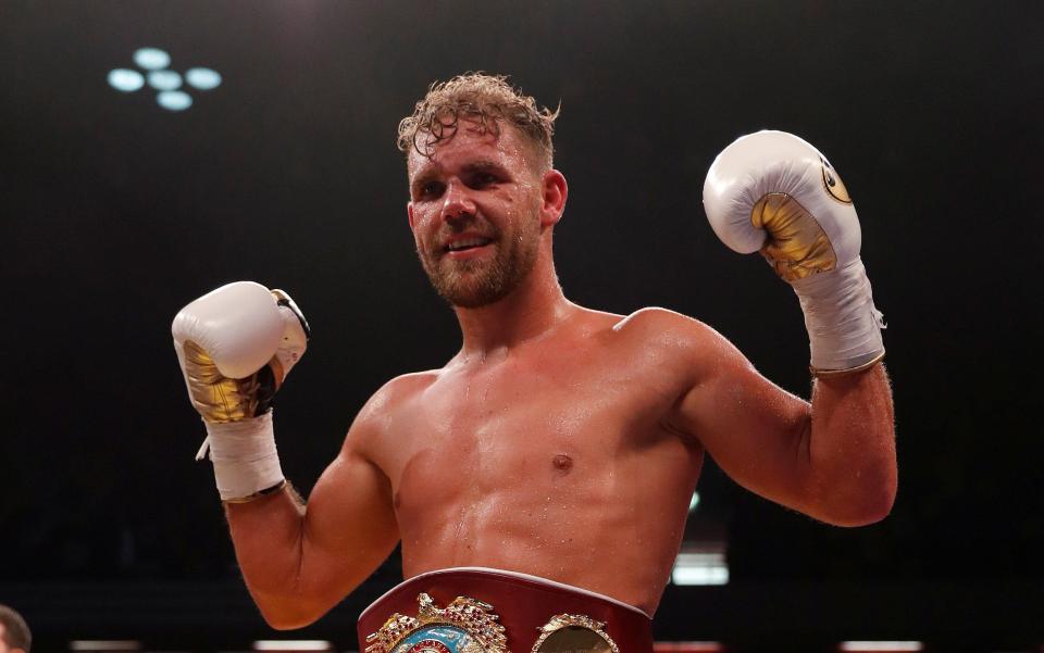  And the man Triple G wants to fight as a back-up option if Canelo is banned from fighting is Billy Joe Saunders