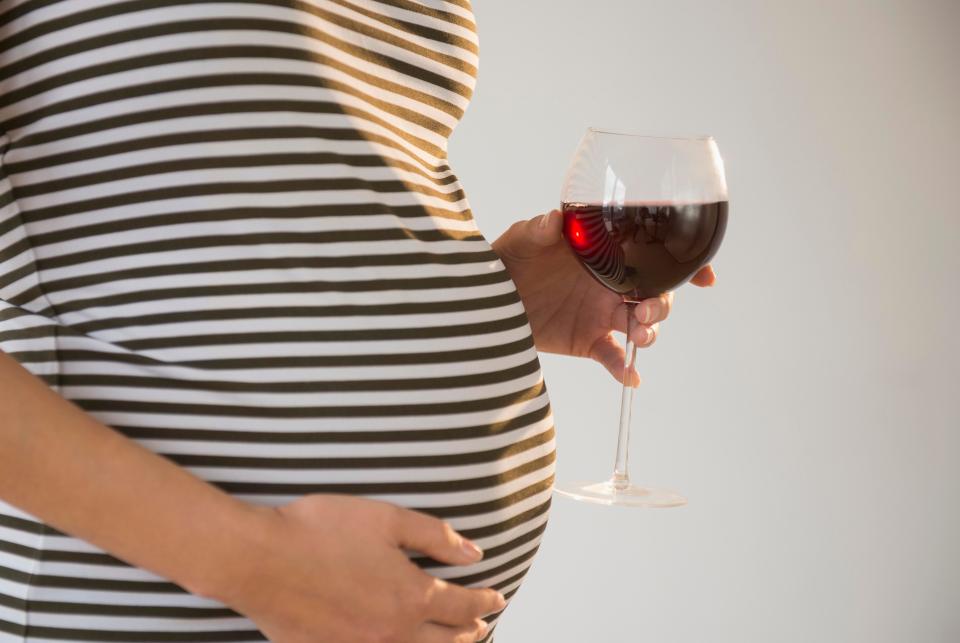  The NHS recommends not to drink at all when pregnant