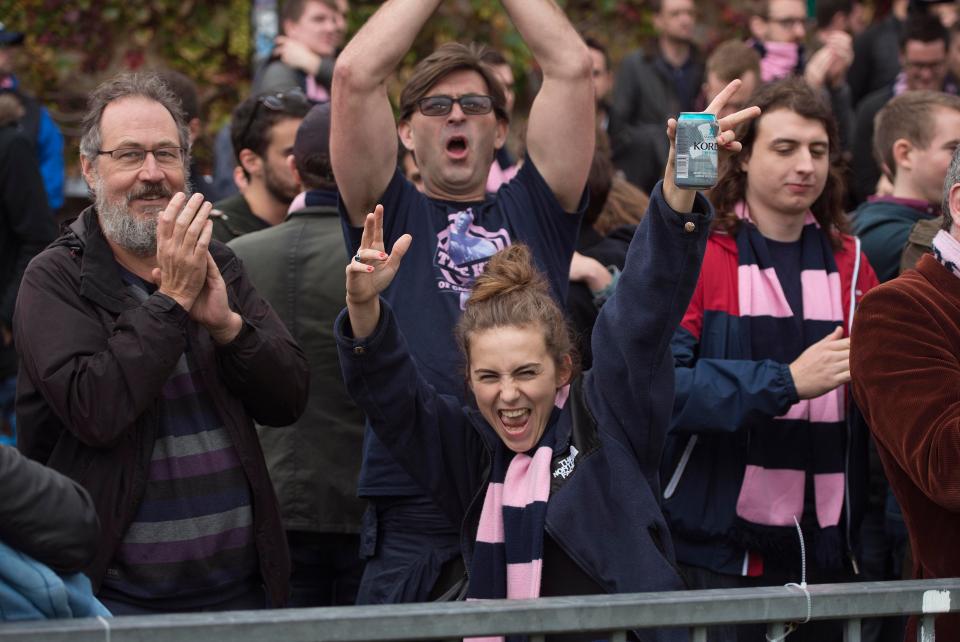  Fans of Dulwich Hamlet call themselves 'The Rabble'