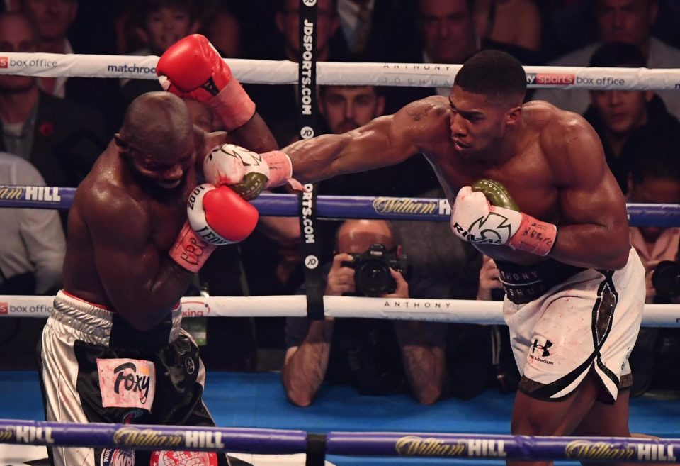  Joshua laboured to victory over substitute fighter Carlos Takam