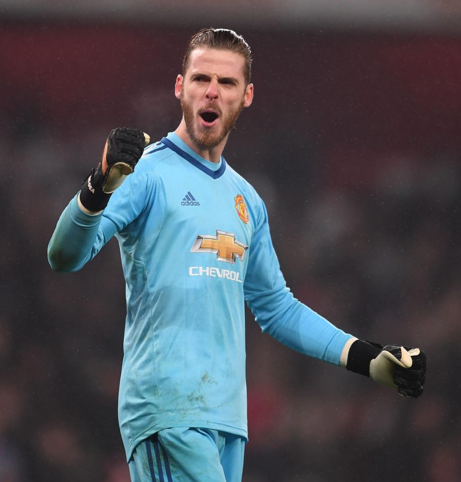  De Gea joined United for £18.9million from Atletico Madrid