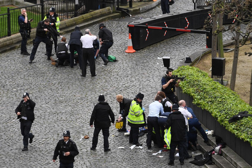 Police declared the attacks outside Parliament in Westminster as a terrorist incident