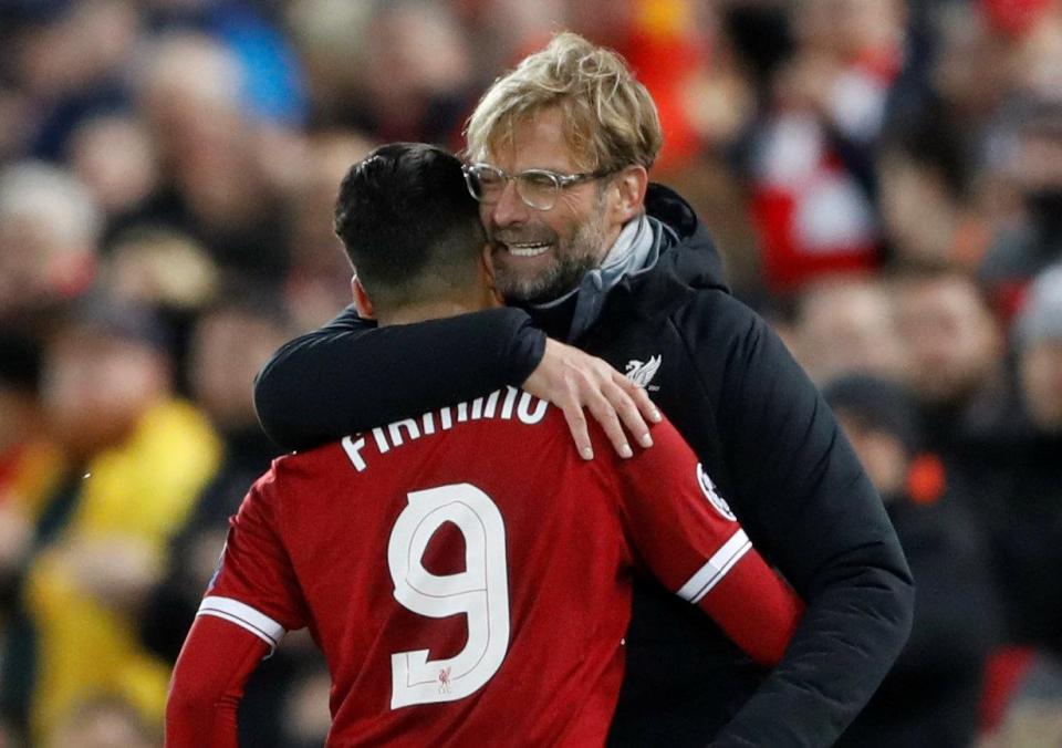  Jurgen Klopp is keen to see Roberto Firmino develop at Liverpool