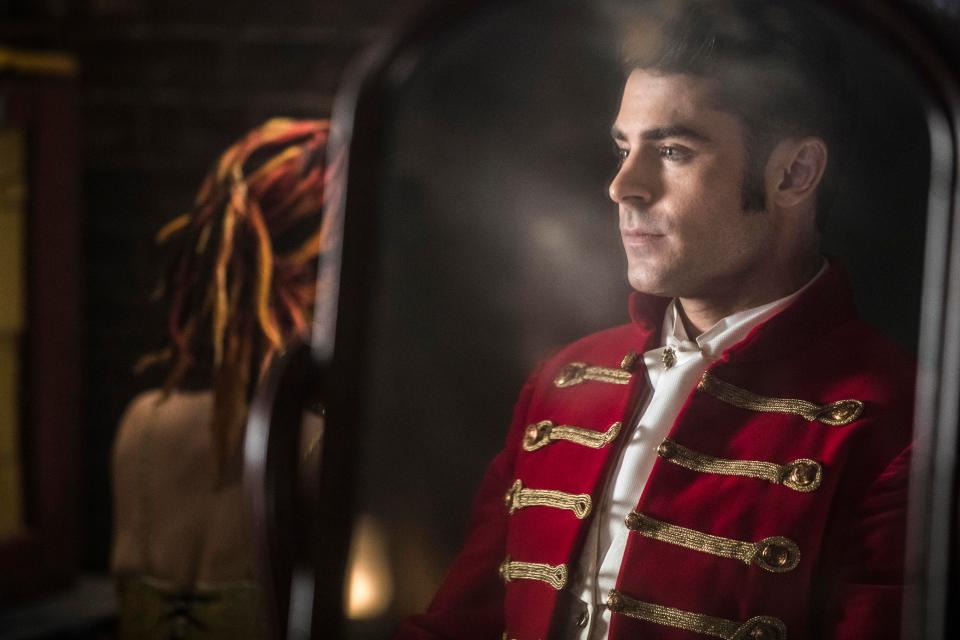  The box office hit also stars Zac Efron - pictured, Michelle ­Williams and Rebecca Ferguson