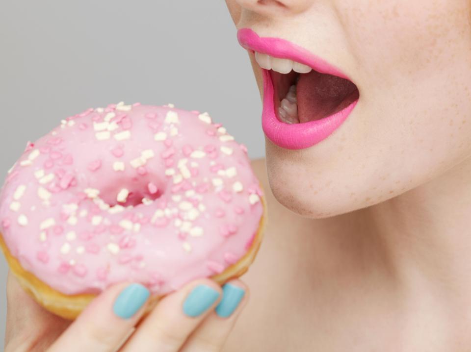  Women are urged not to gorge on junk food, high in trans fats, or too much red meat - which has been linked to a greater risk of developing the disease