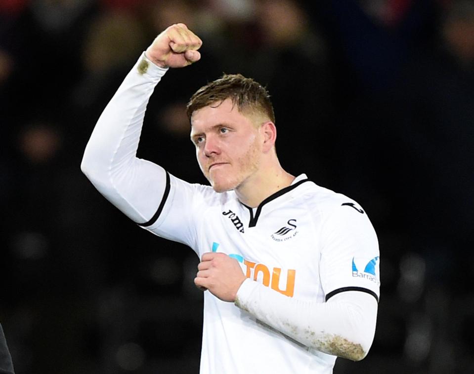  Spurs are also believed to be weighing up a move for Swansea's Alfie Mawson