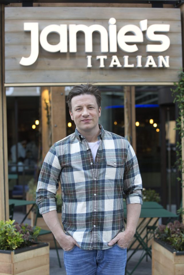  Jamie's Italian chain is struggling and he's keen to shift some of the blame onto Brexit