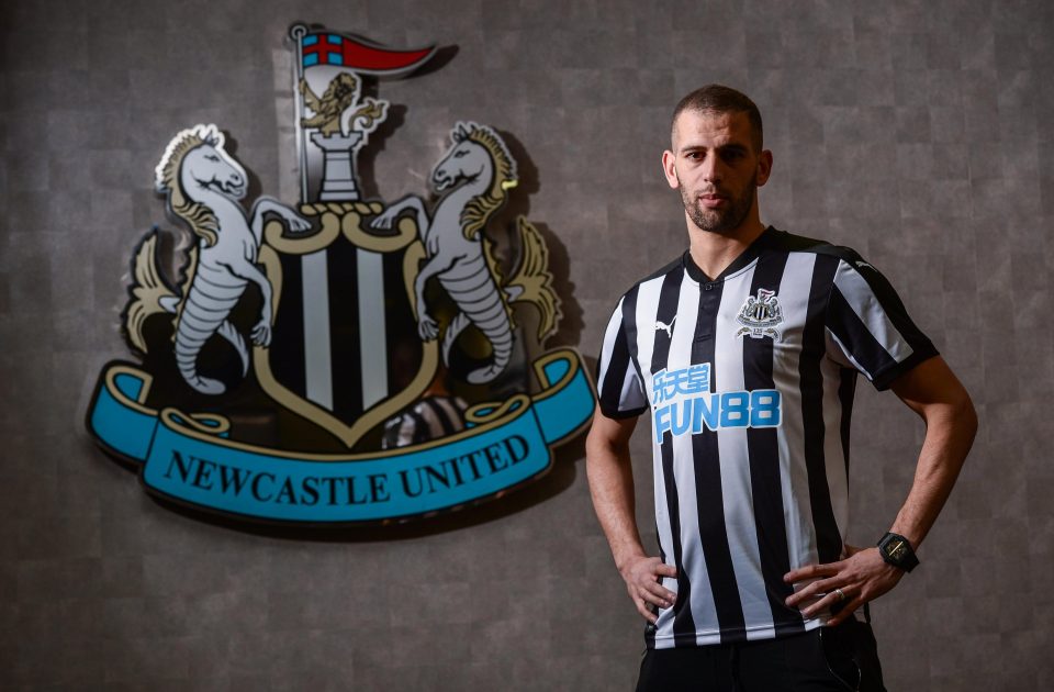  Islam Slimani has not started a game for Newcastle since his arrival on loan from Leicester in January