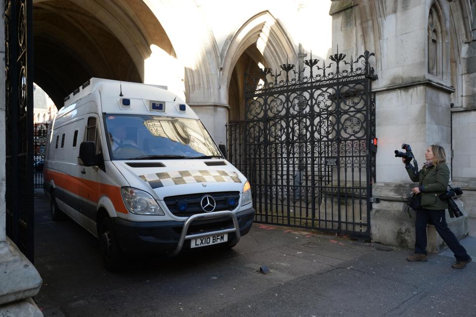  John Worboys leaving the High Court via prison van last month