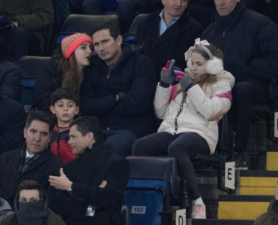  Lampard and his family are still regulars at Stamford Bridge