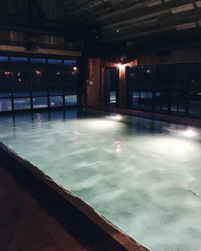  Anyone who is anyone stays at the Soho Farmhouse including Sam Smith who showed Bella how to use the lockers in the swimming pool changing rooms