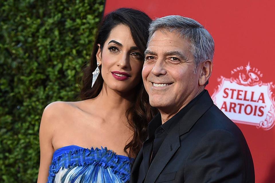  George Clooney and his wife Amal are lending their support