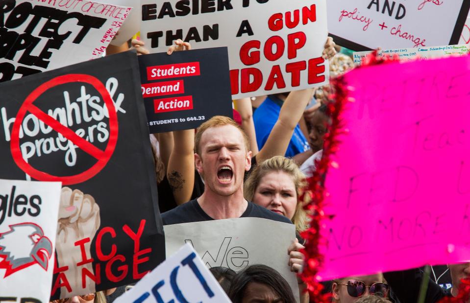  Slowly but surely, the young men and women caught up in the horrific gun massacre at their Florida school are changing hearts and minds