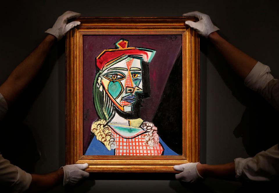  Sotheby's said it was a particular thrill to see Picasso's portrait of his golden muse Marie-Therésè Walter achieve a new benchmark