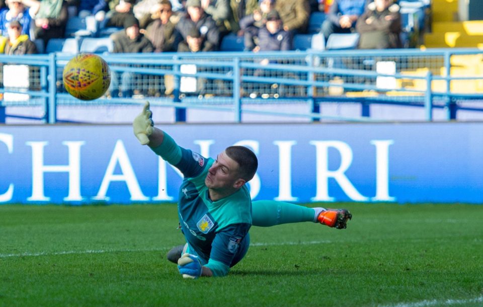  Sam Johnstone has been in fine form at Aston Villa this season, while on loan from Manchester United