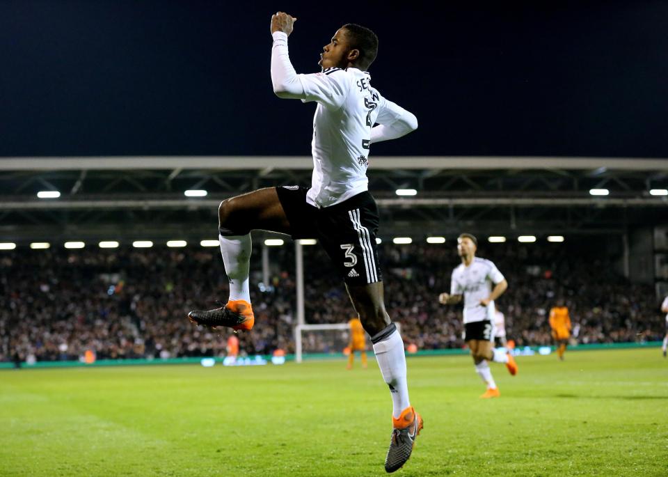  Sessegnon, 17, has scored 19 goals in 60 appearances in the league for Fulham