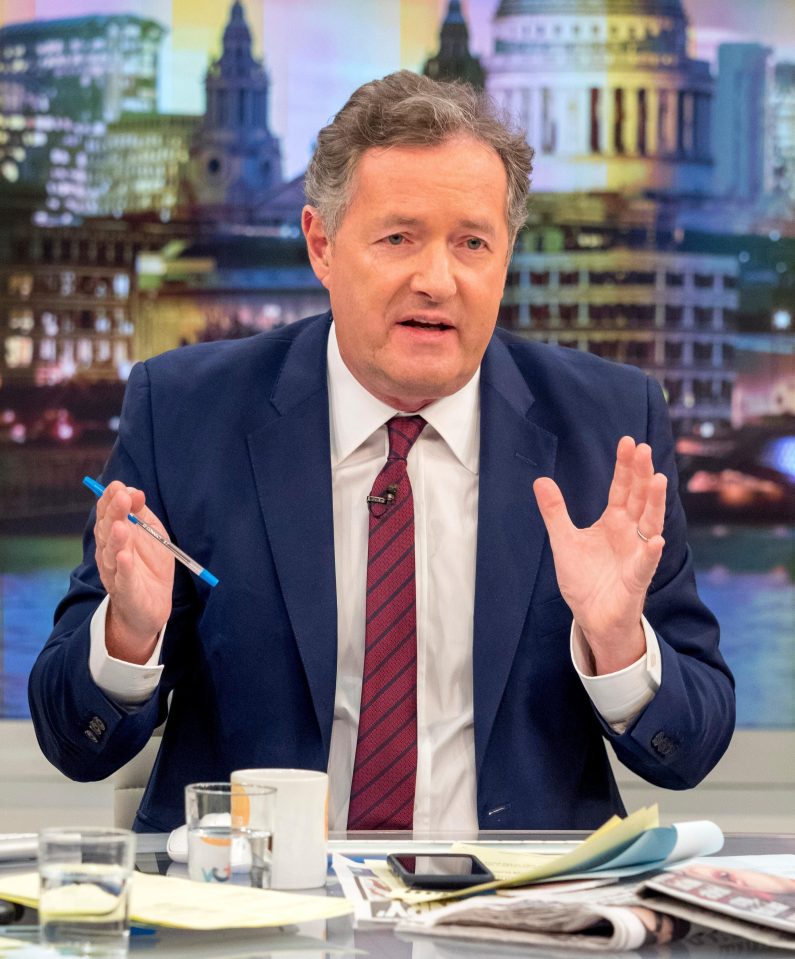  Piers Morgan revealed his son Bertie has been rushed to hospital after injuring his shoulder