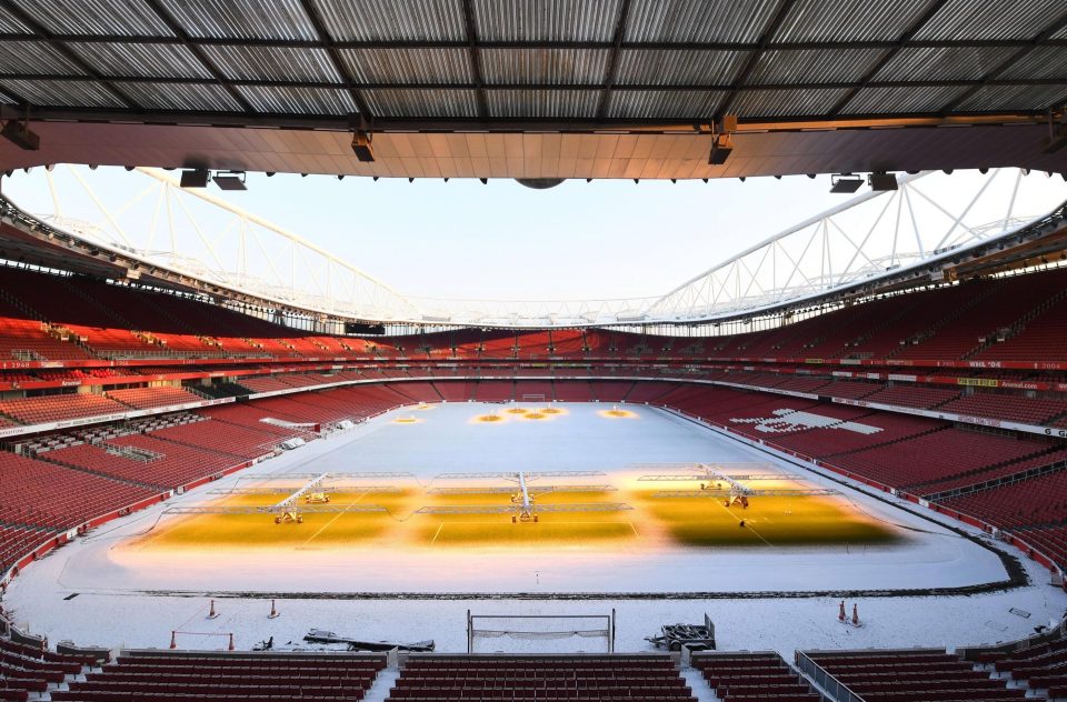  Even grounds like the Emirates have faced a battle to be ready and playable