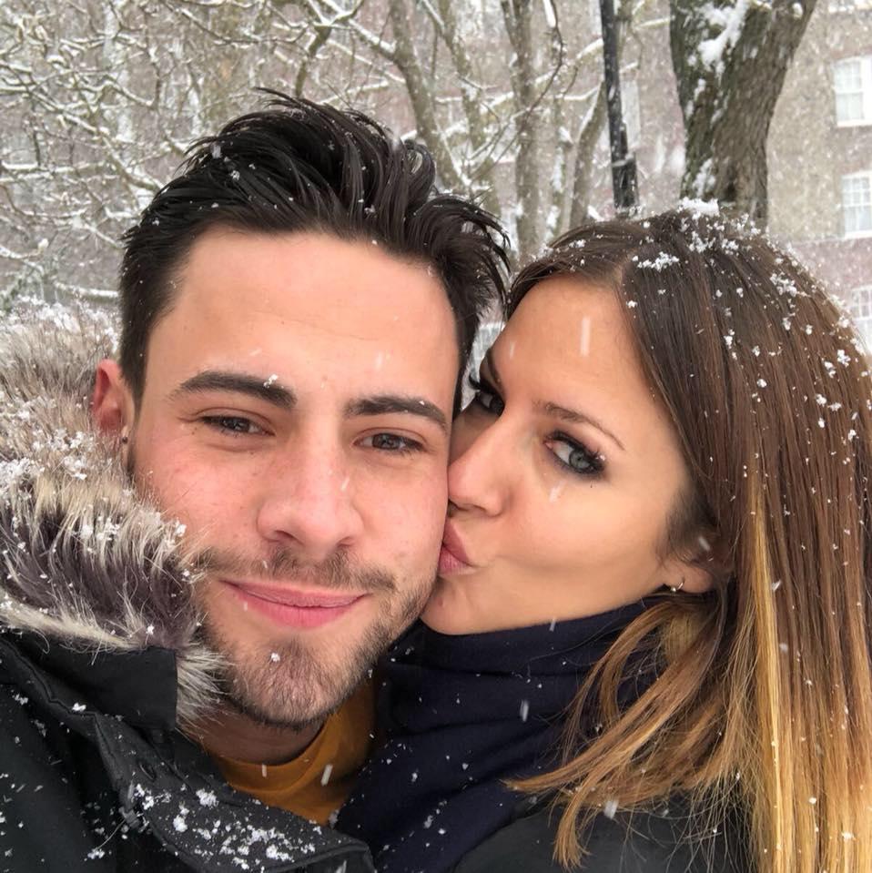  Andrew Brady and Caroline Flack went Facebook official about their relationship earlier this month