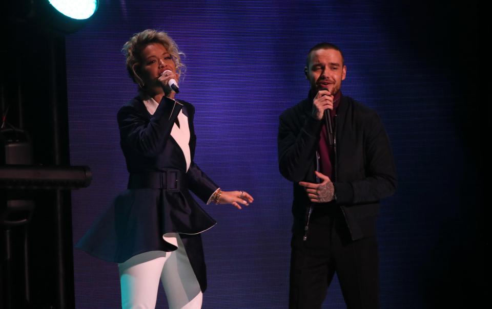  Liam and Rita at the Global Awards