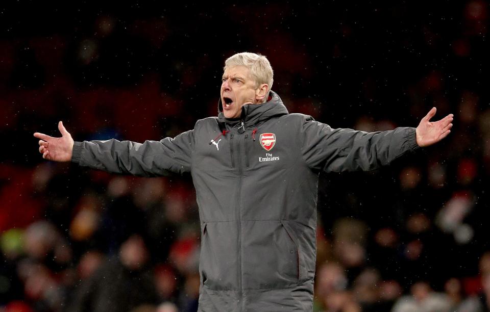  Arsene Wenger is under increasing pressure at Arsenal