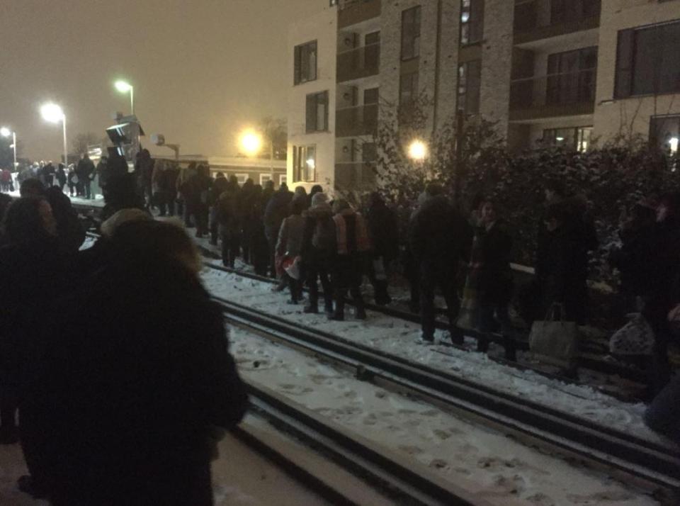  Dozens jumped off their packed trains when conditions became unbearable