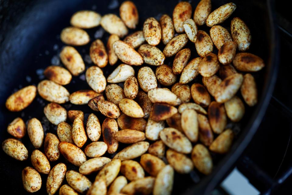  Nuts toasted in a microwave? That's, nuts