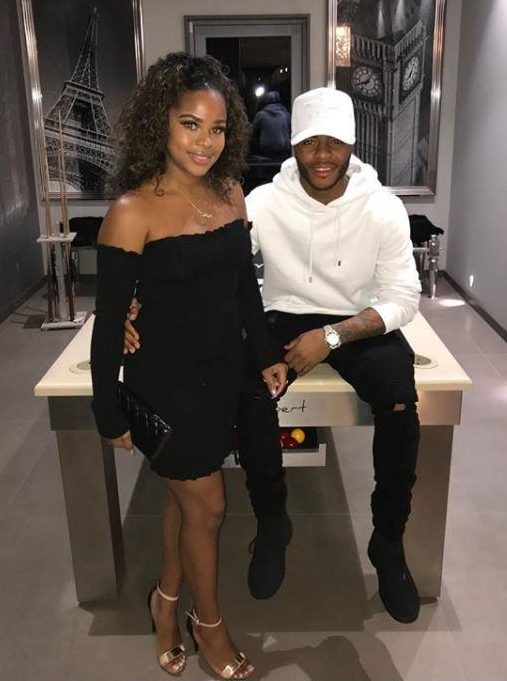  Manchester City raider Raheem Sterling and girlfriend Paige Milian are happy buying clothes from Primark despite his millions