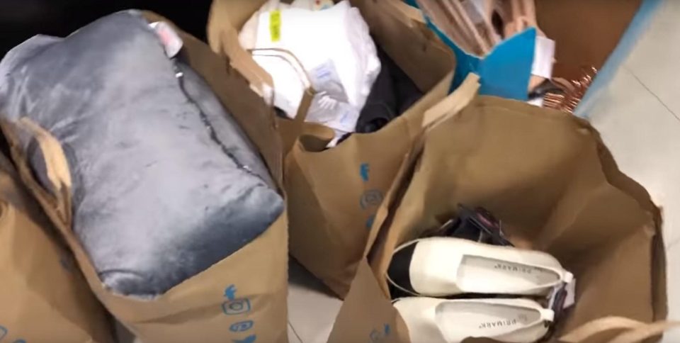  Paige Milian was busy at Primark buying clothes and other household items